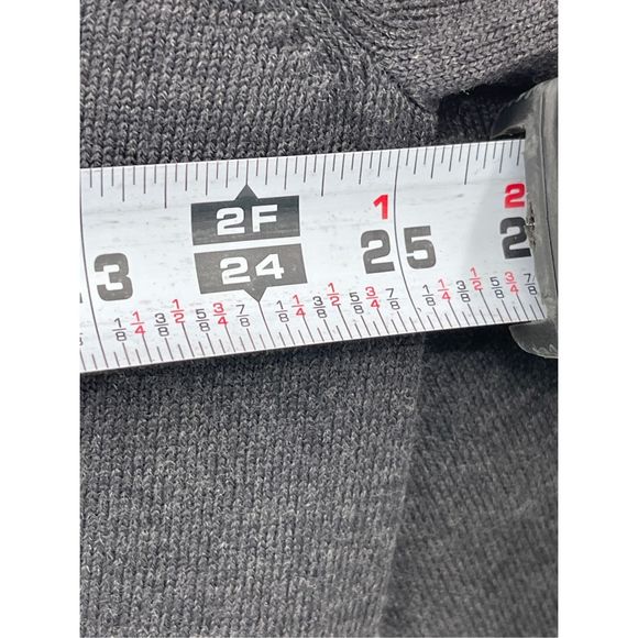 Brooks Brothers Sweater V Neck Men XL Gray Merino Wool Pullover Long Sleeve - Picture 5 of 7